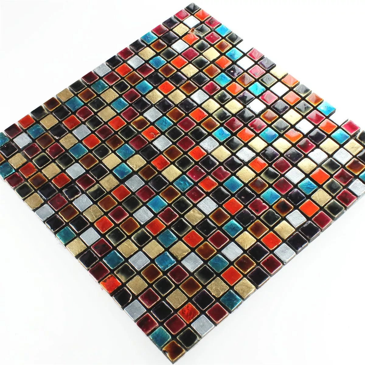 Mozaika Szkło Kolorowy Mix 15x15x8mm