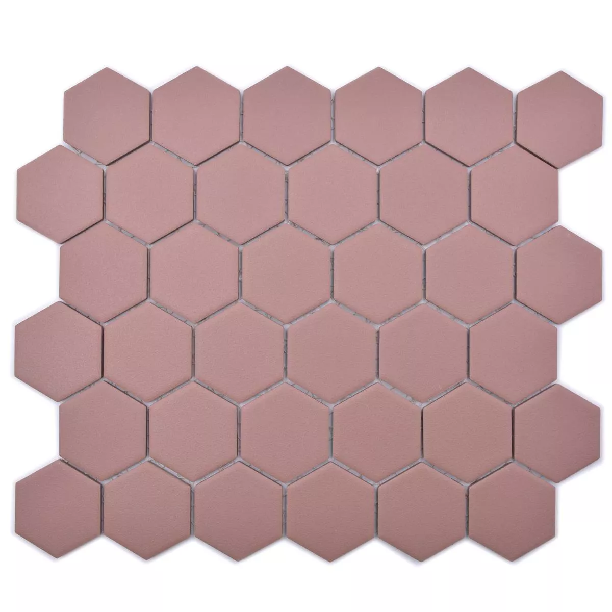 Próbka Mozaika Ceramiczna Bismarck R10B Sześciokąt Terakota H51