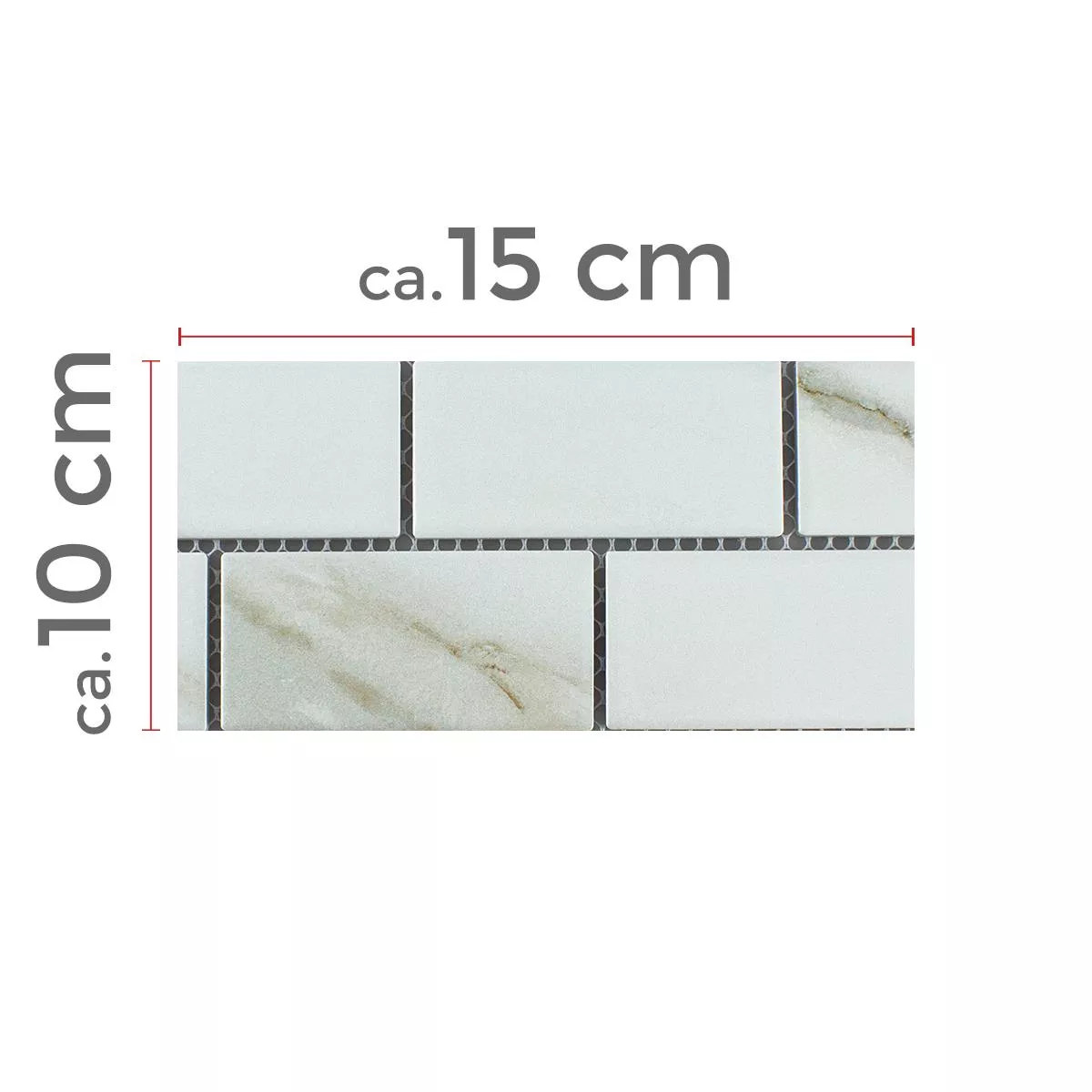 Próbka Ceramika Mozaika Haward Kamień Optyka Calacatta