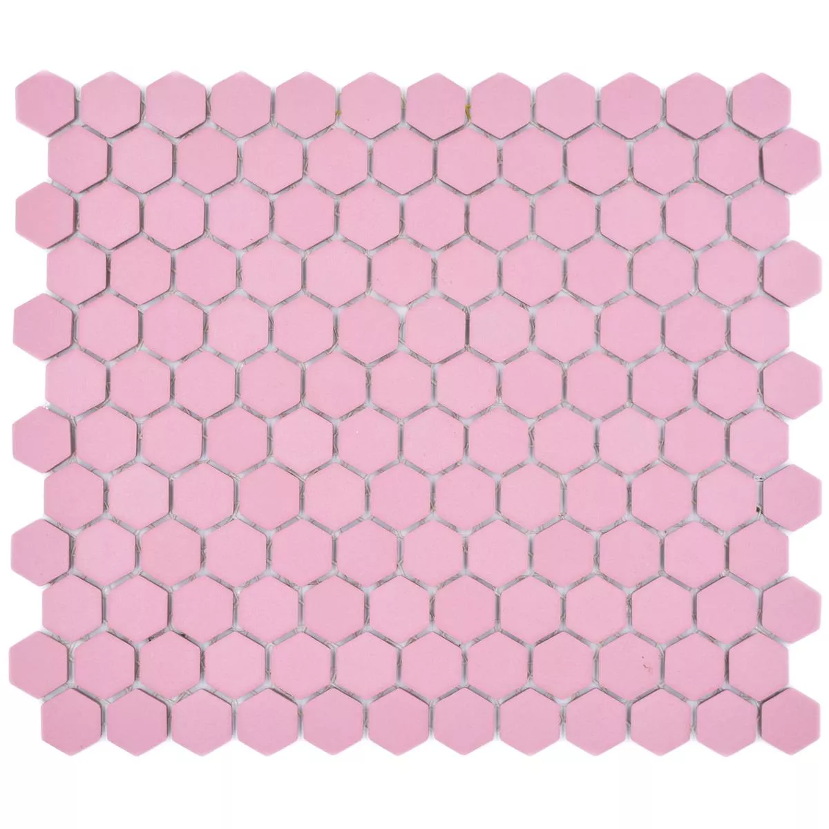 Mozaika Ceramiczna Bismarck R10B Sześciokąt Różowy H23