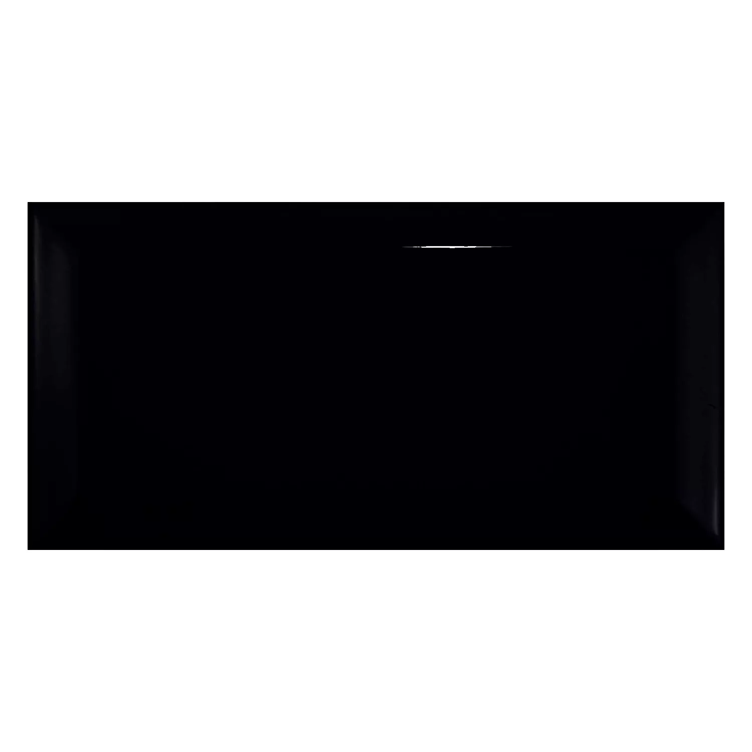 Kafelek metra Czarny Błyszczący 10x20 cm Z Faset Jasper Negro