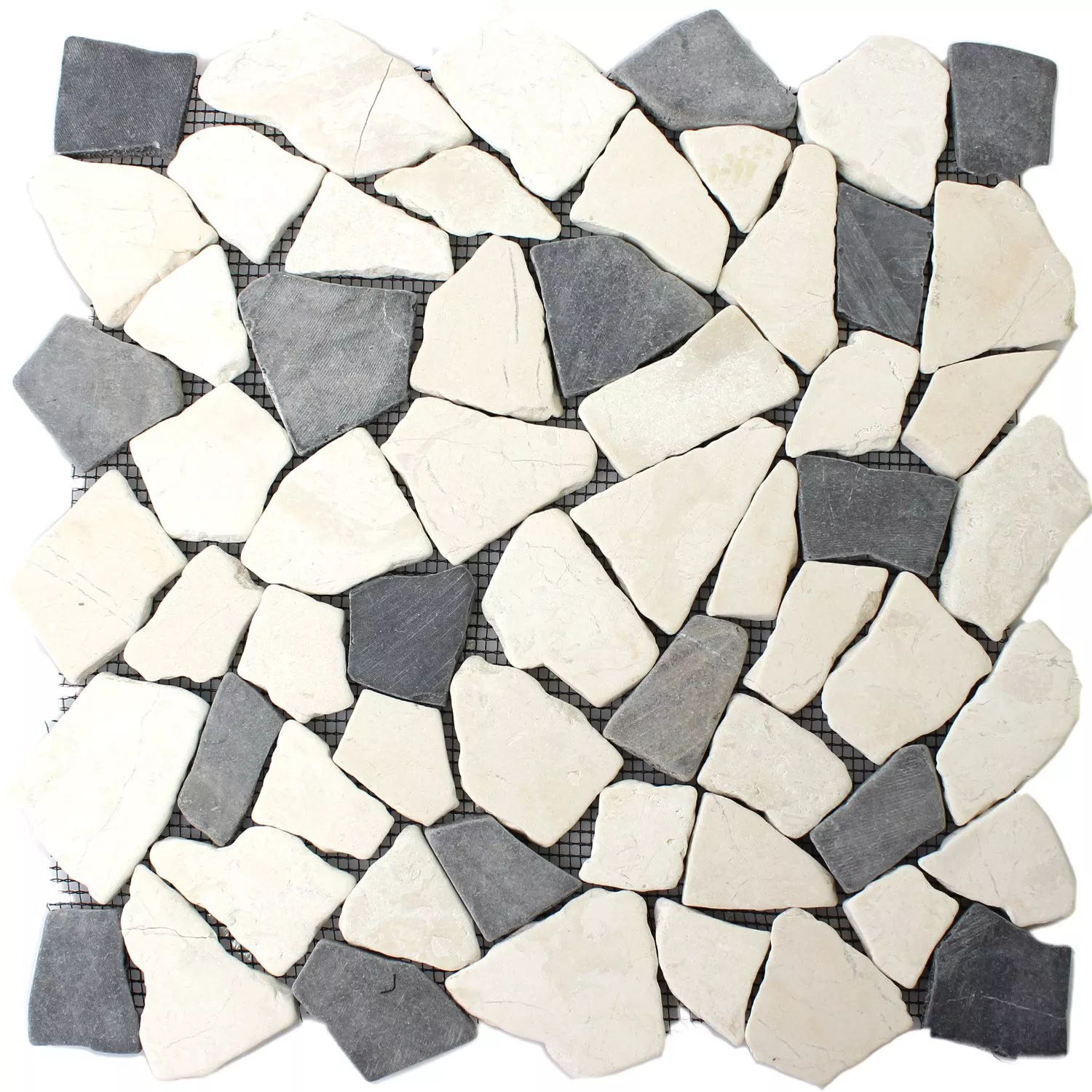 Mozaika Marmur Łamany Biancone Java