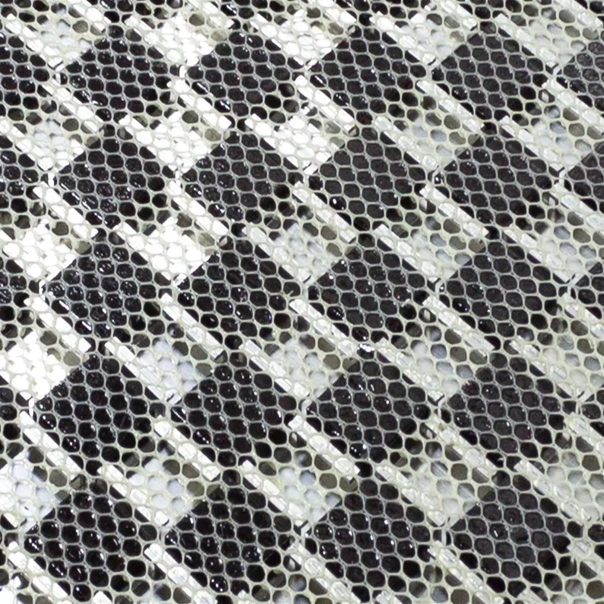 Szkło Aluminium Mozaika Eldorien Miedź-Szary