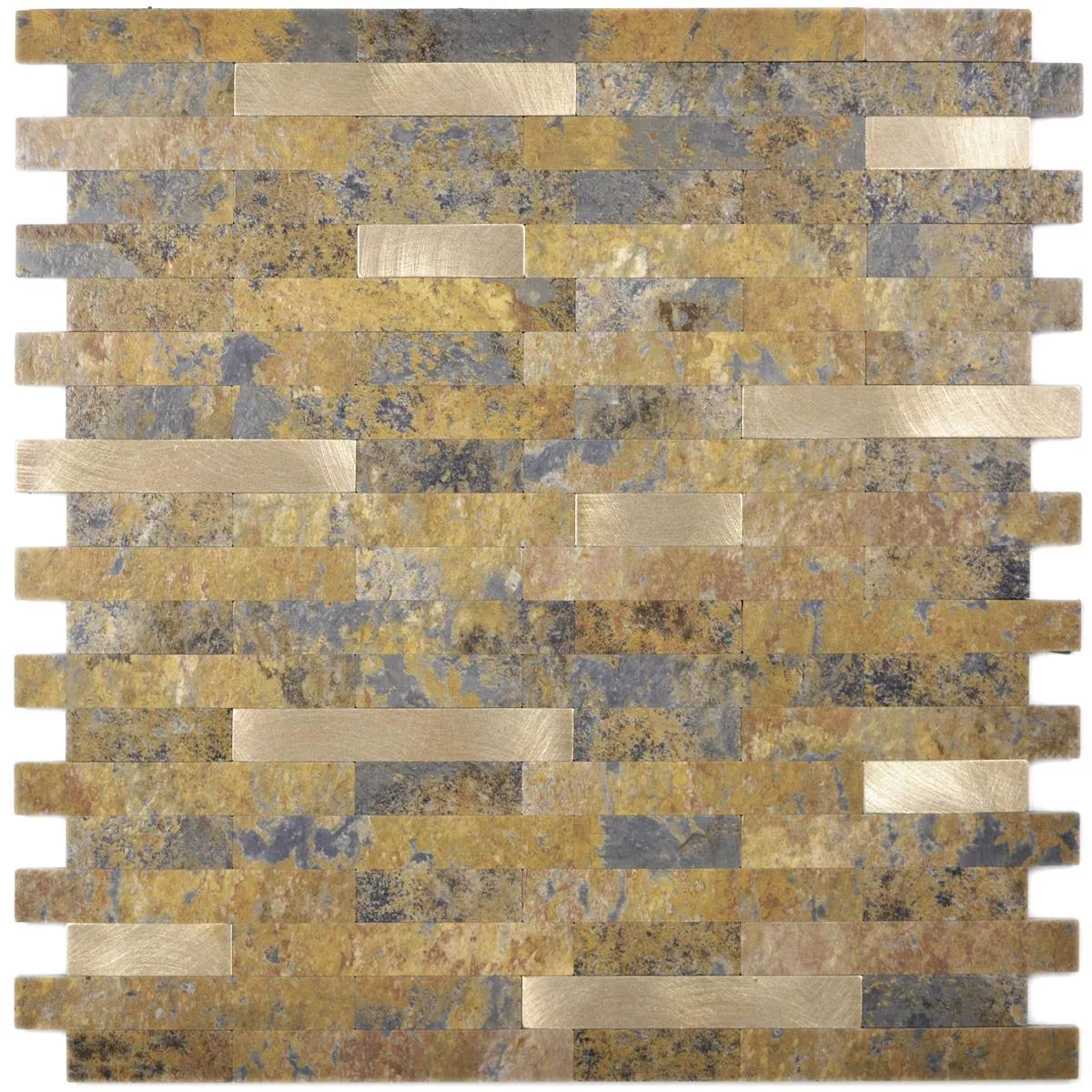 Próbka Winylu Mozaika Maywald Samoprzylepny Brązowy Złoto