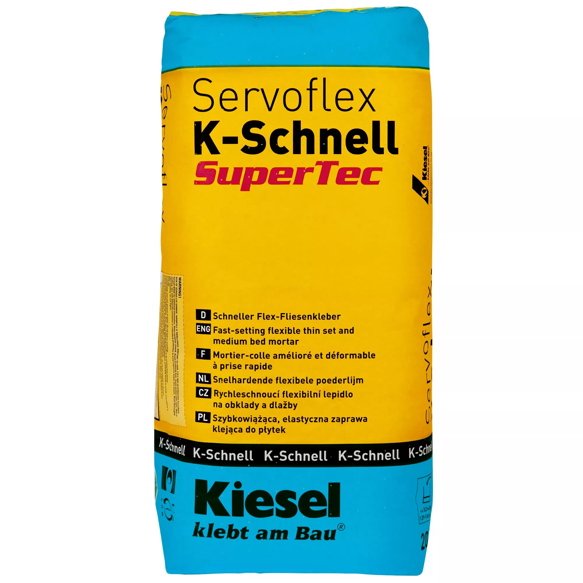 Kiesel Servoflex K-Schnell - Pokrycia Wielkoformatowe Szybki Klej Do Płytek (20KG)