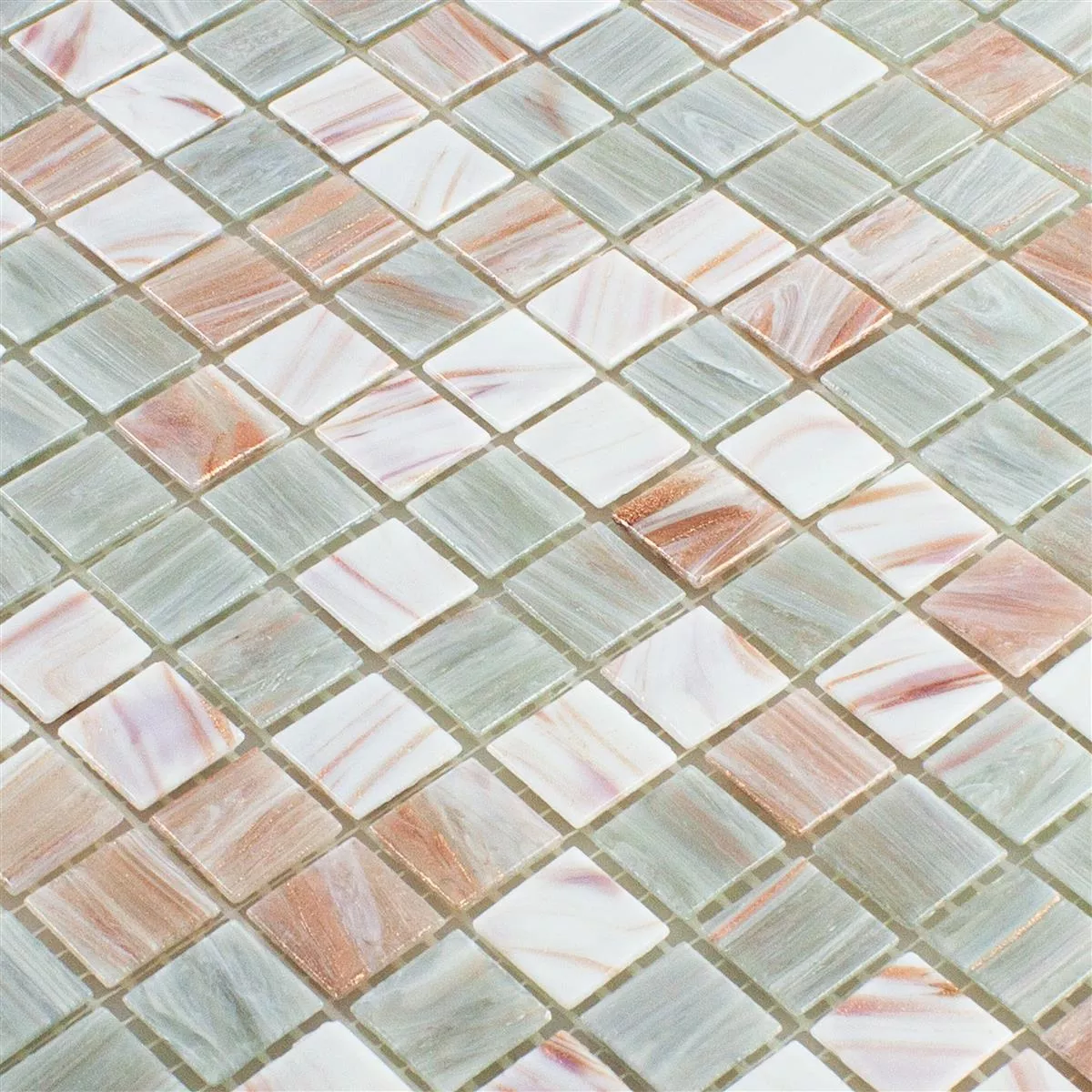 Mozaika Szklana Płytki Goldensilk Jasnobeżowy