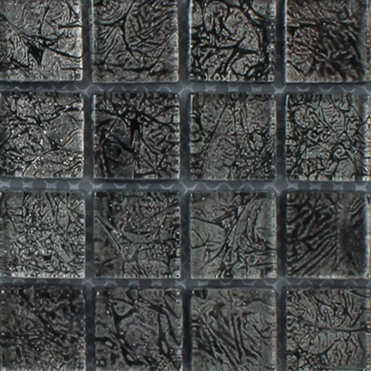 Próbka Mozaika Szkło Kandila Czarny 