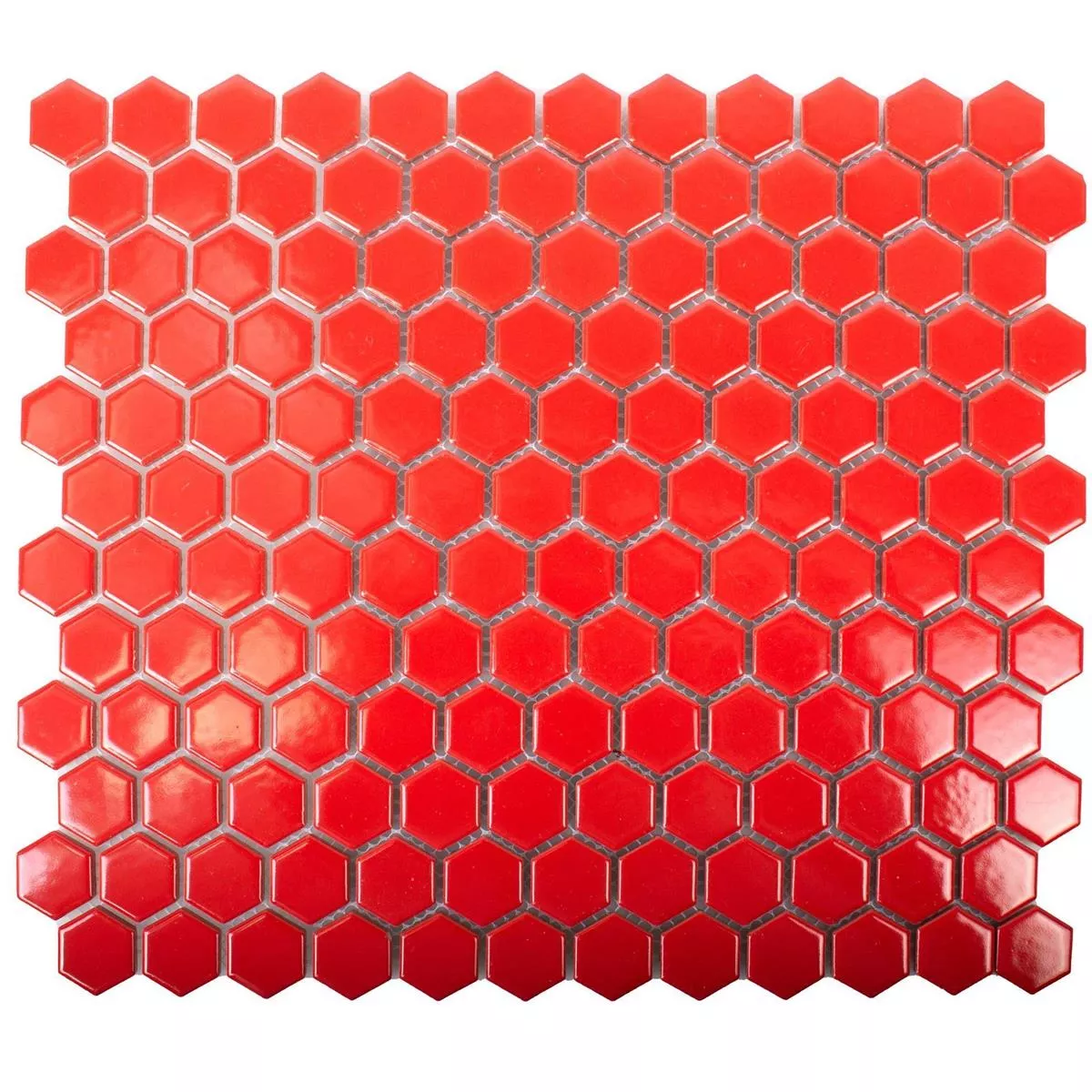 Ceramika Mozaika Zenon Czerwone Błyszczący