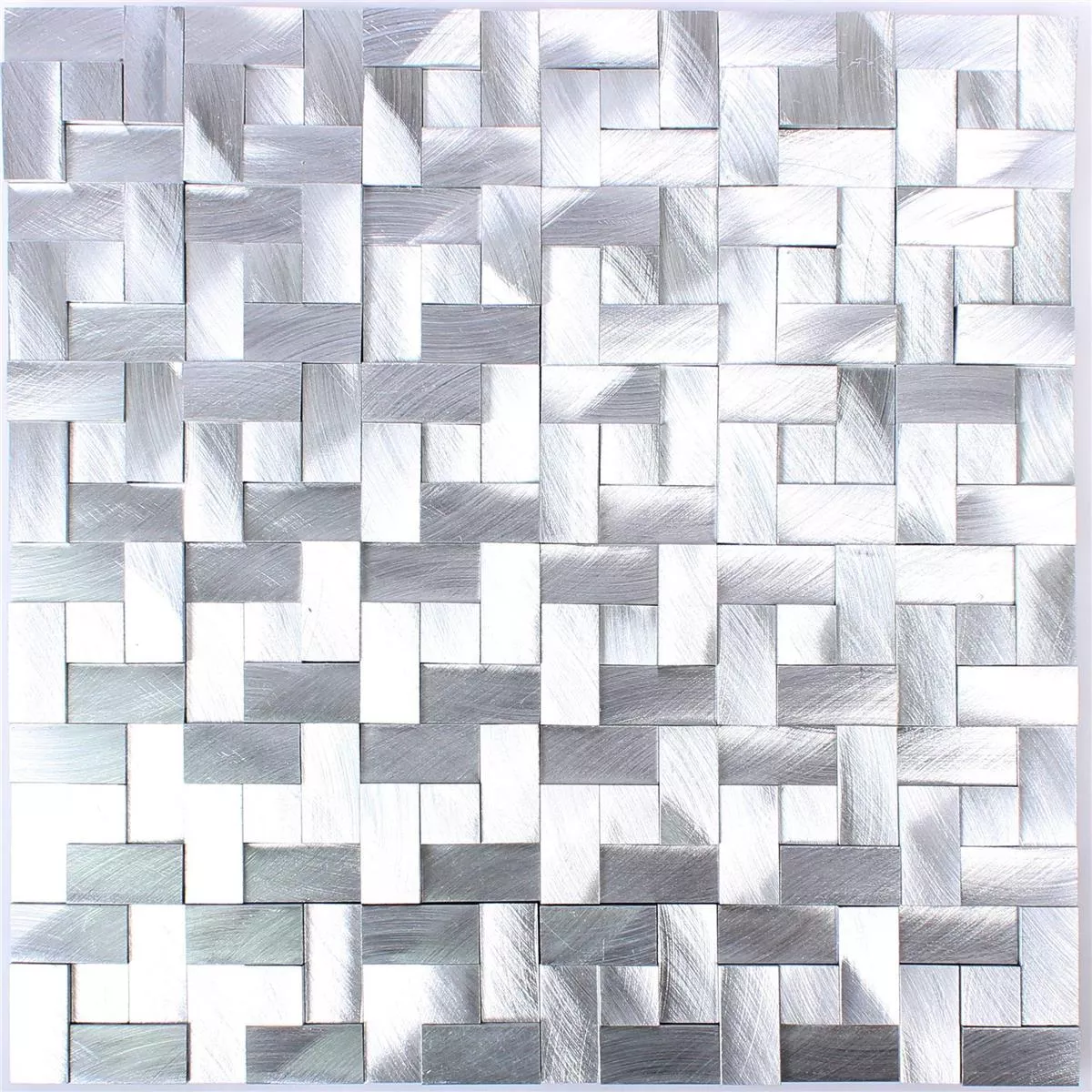 Mozaika Aluminium Metal Elvis 3D Srebrny