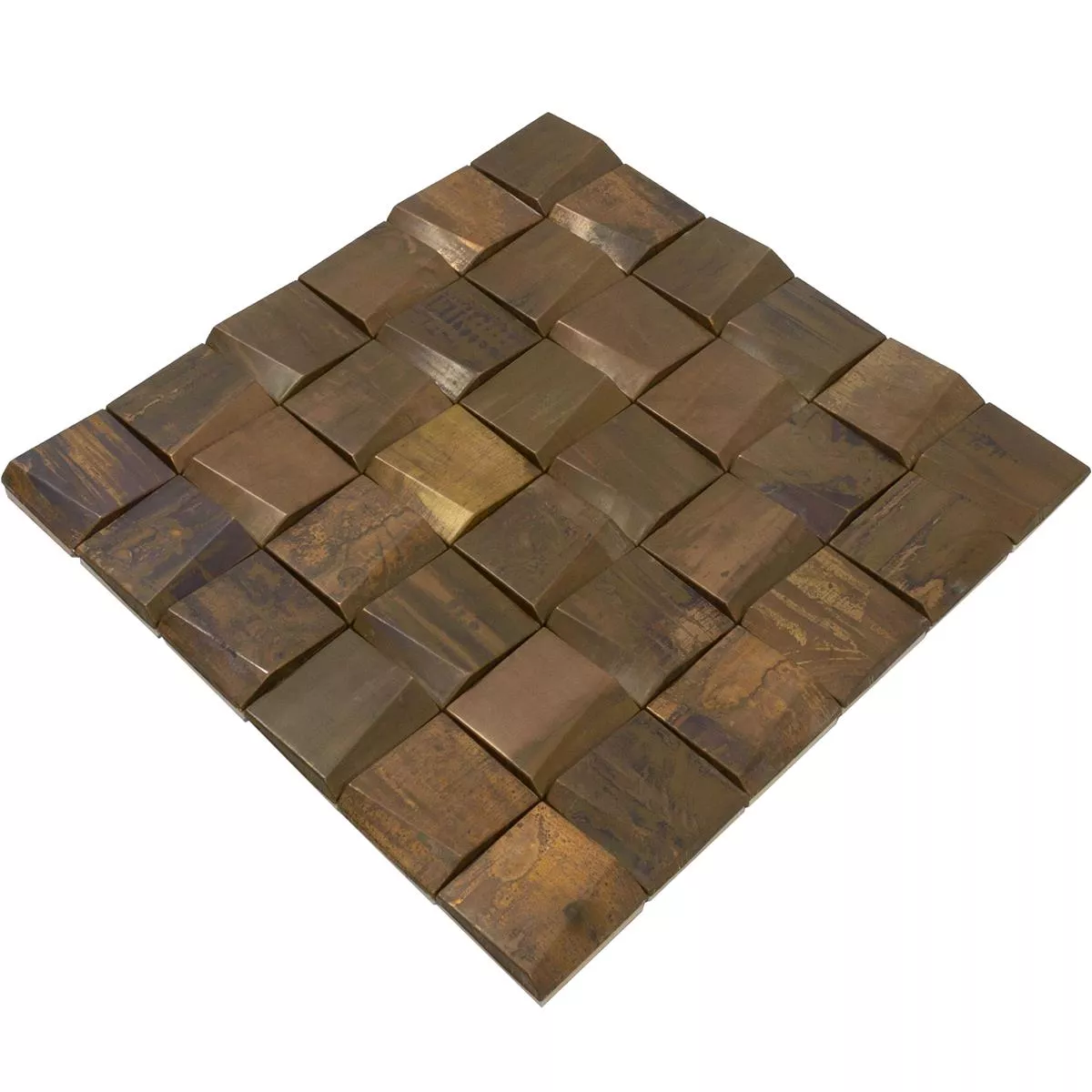 Metal Miedź Mozaika Copperfield 3D 48x48mm