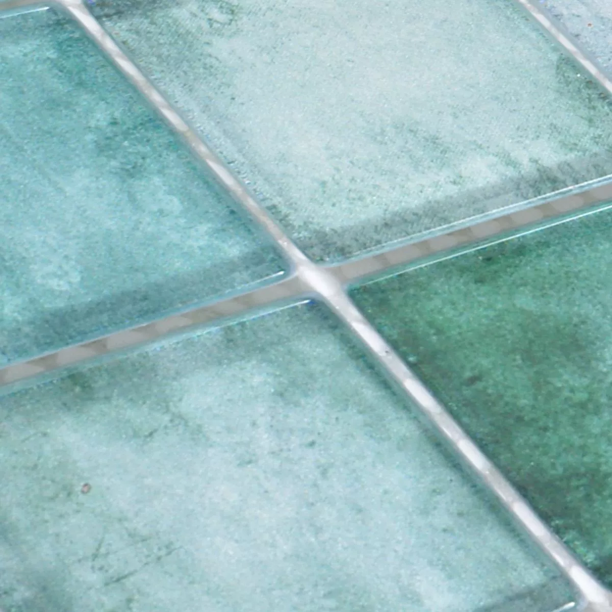 Próbka Mozaika Szklana Płytki Clementine Zielony