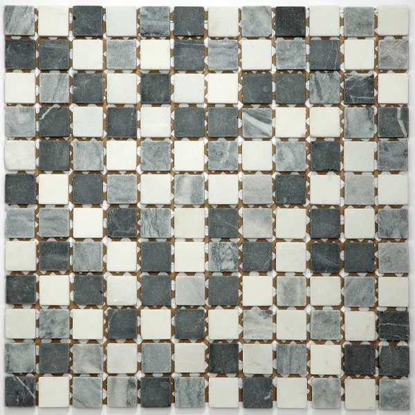 Mozaika Marmur Czarny Mix 23x23x8mm