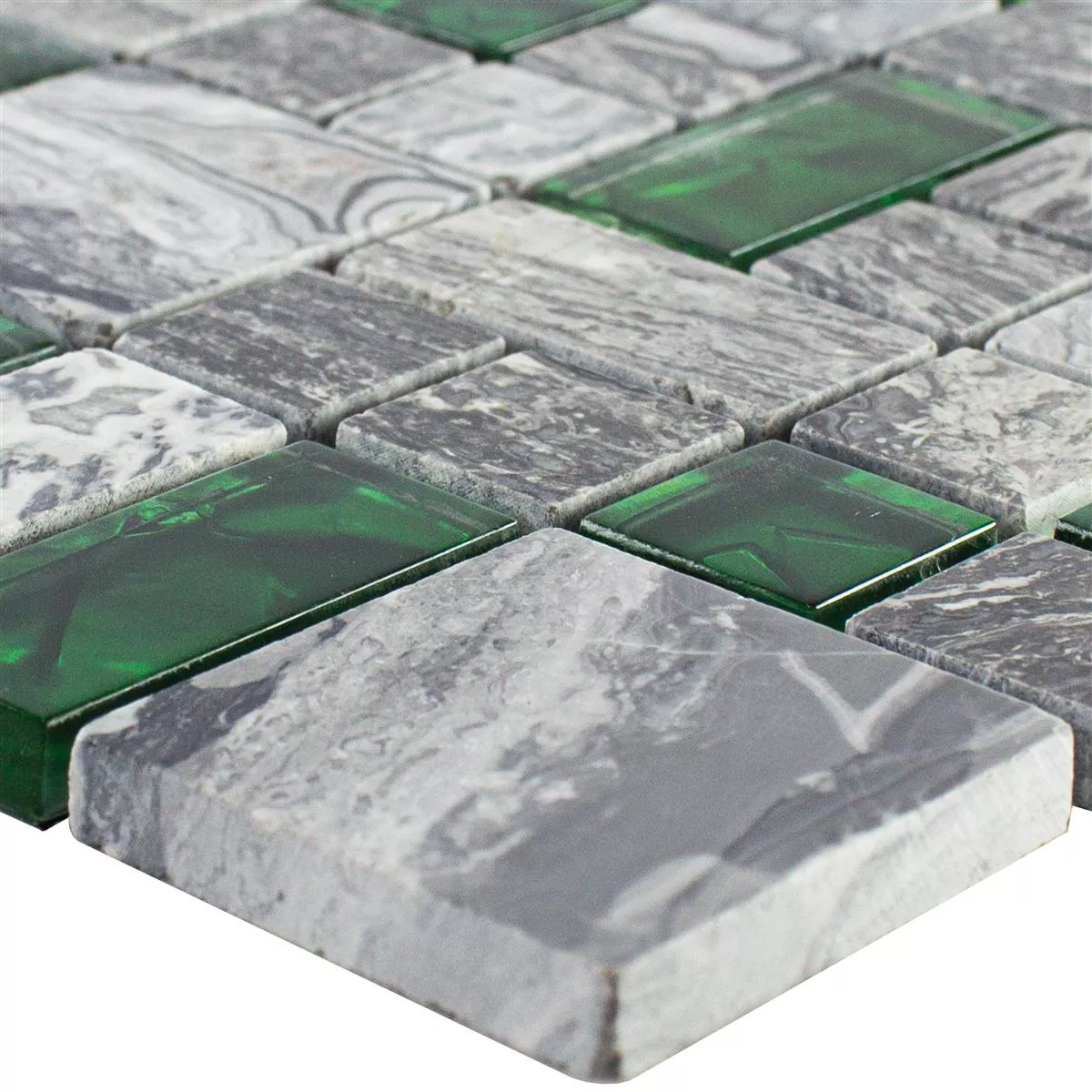 Mozaika Szklana Plytka Z Naturalnego Kamienia Manavgat Szary Zielony 2 Mix