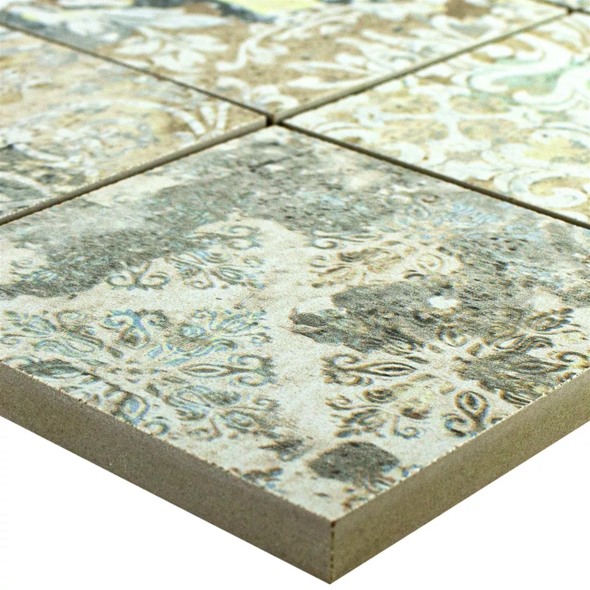 Mozaika Ceramiczna Płytki Bellona Efekt Jasne Kolory 95x95mm