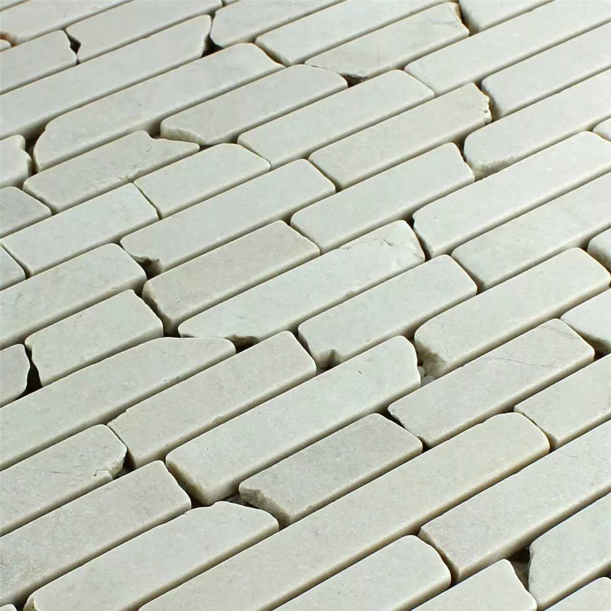 Mozaika Marmur Botticino Brick