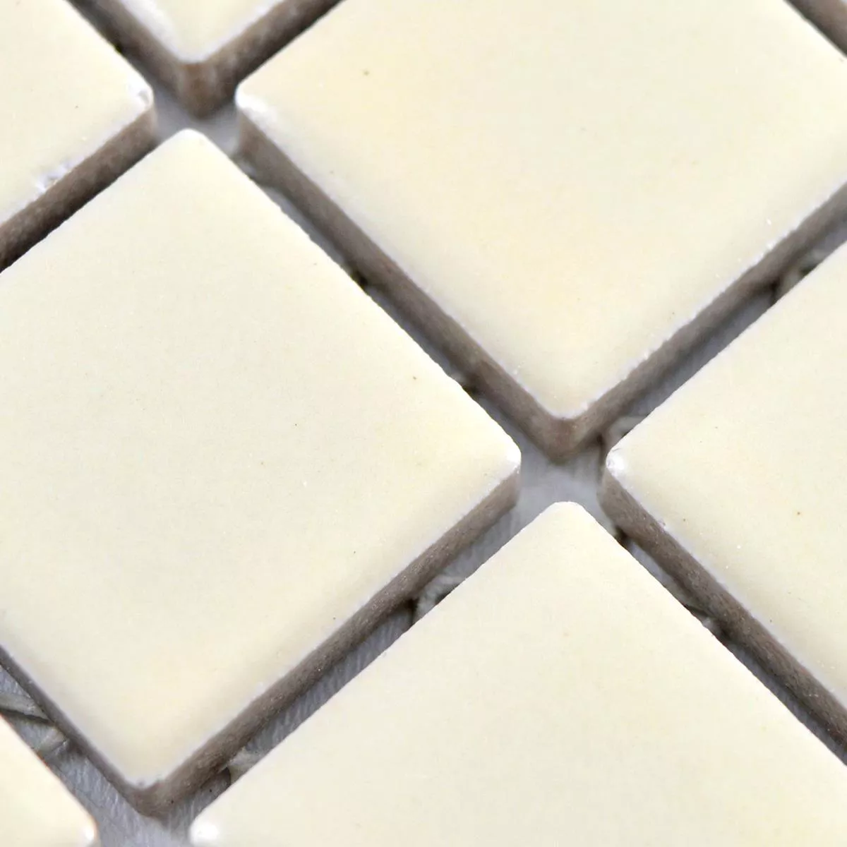 Próbka Ceramika Mozaika Adrian Beżowy Błyszczący Kwadrat 23