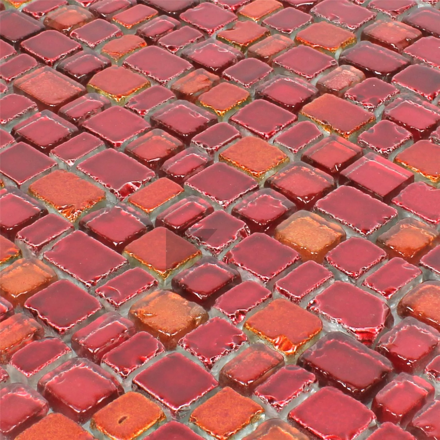 Mozaika Szkło Roxy Czerwony Pomarańczowy