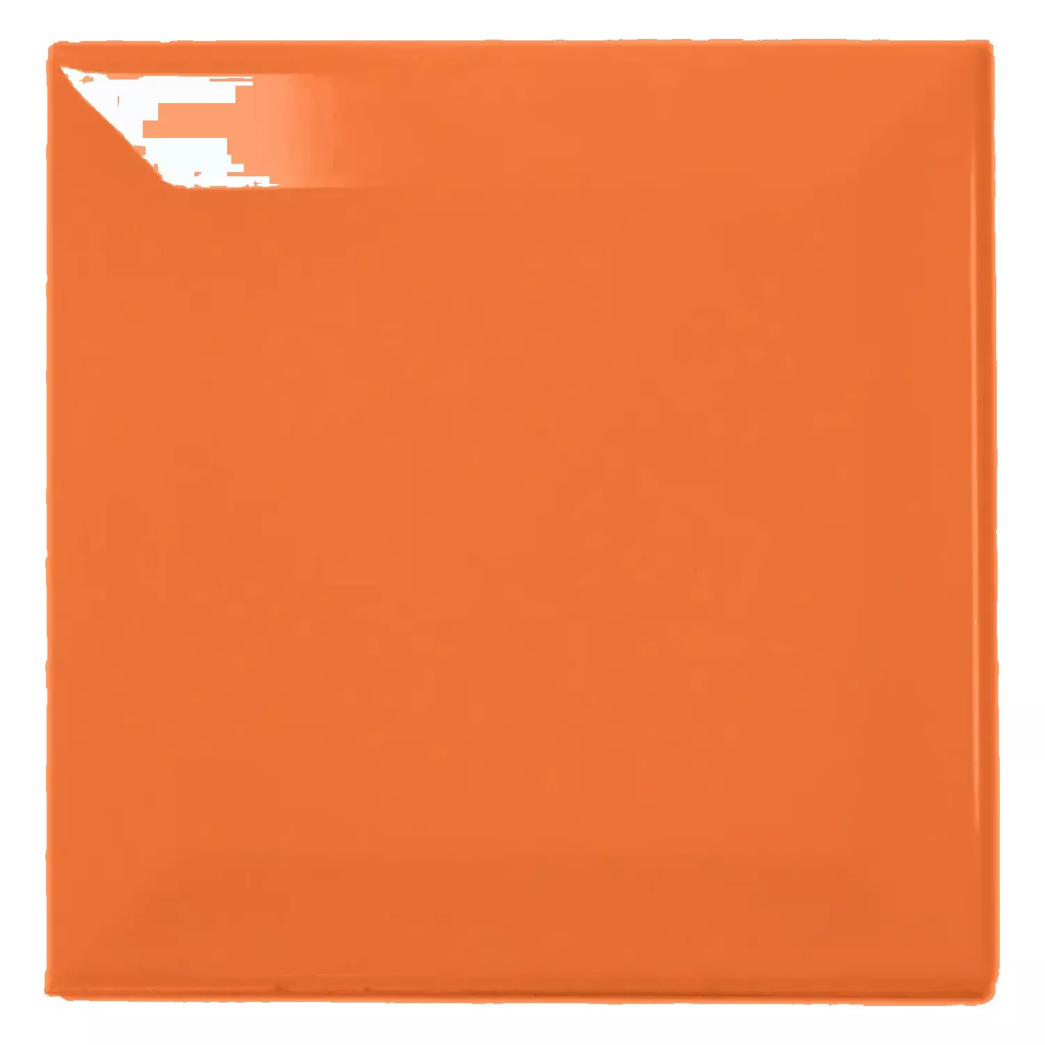 Kafelek metra Pomarańczowy Błyszczący 10x10 cm Z Faset Catarina Naranja