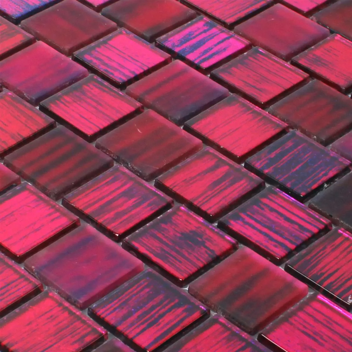 Mozaika Szklana Płytki Lanzarote Różowy Wąski