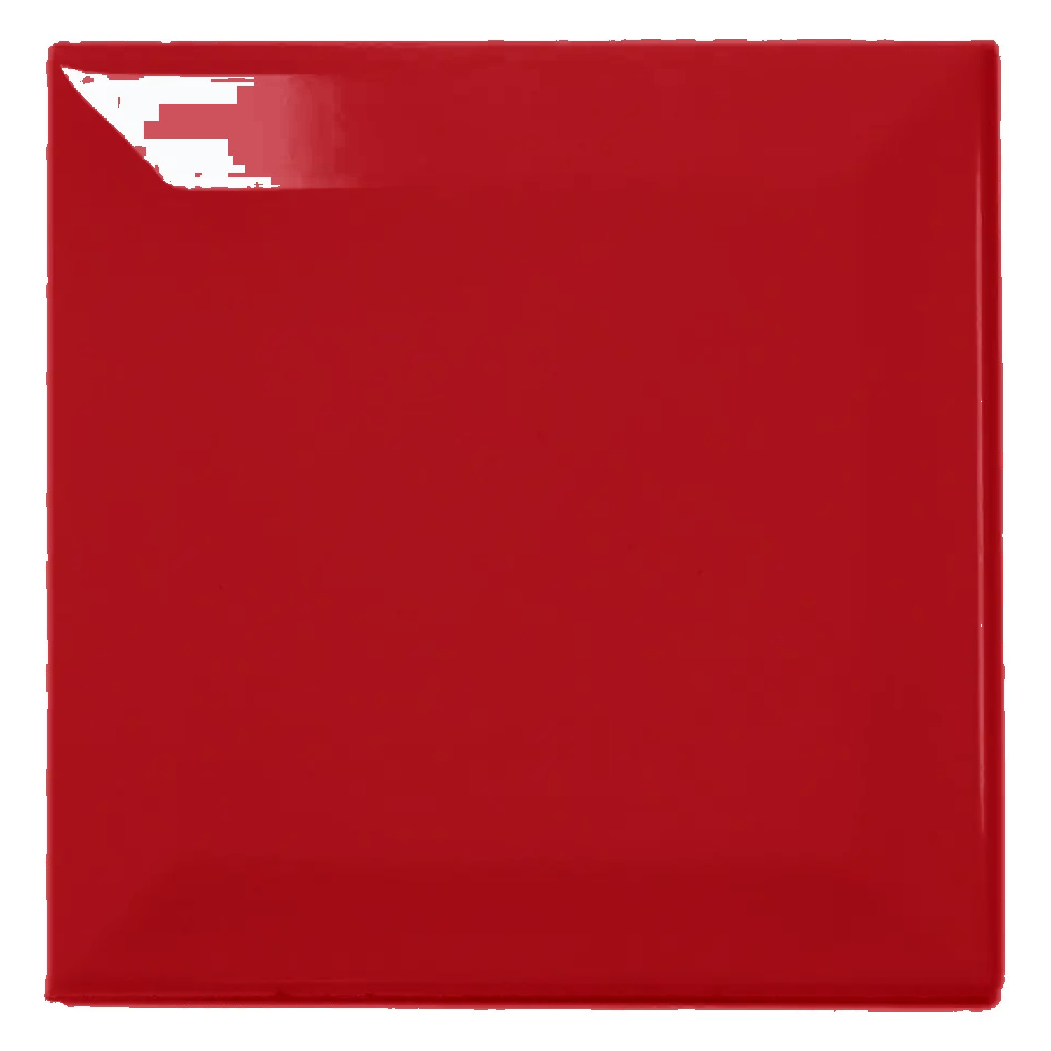 Kafelek metra Czerwone Błyszczący 10x10 cm Z Faset Catarina Fuego