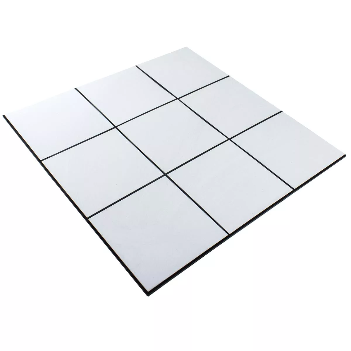 Aluminium Mozaika Lenora Samoprzylepny Biały