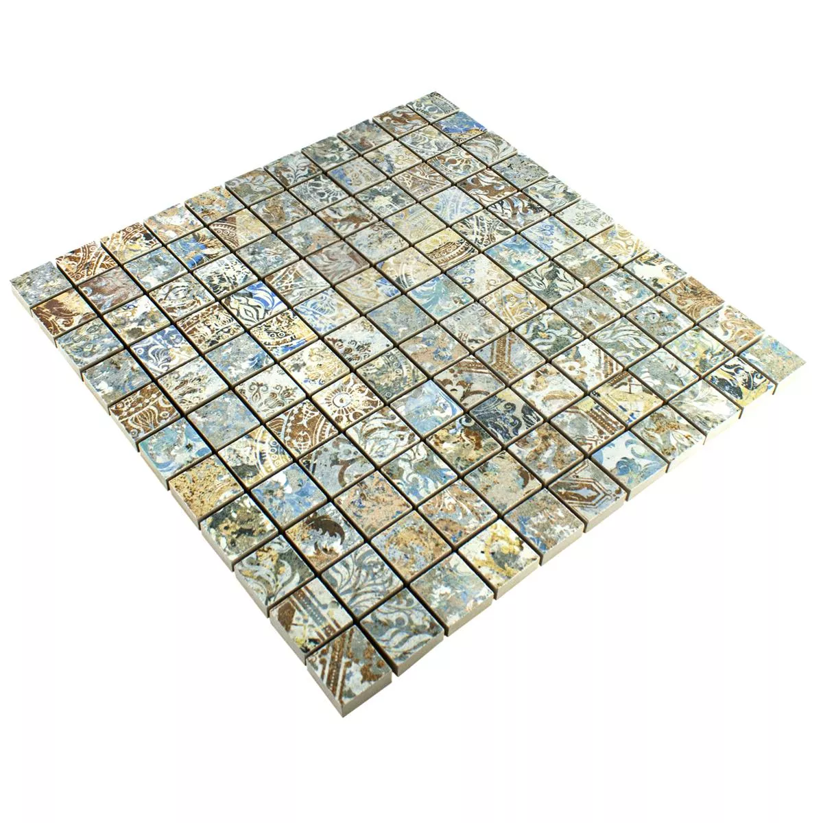 Mozaika Ceramiczna Płytki Patchwork Kolorowy 25x25mm