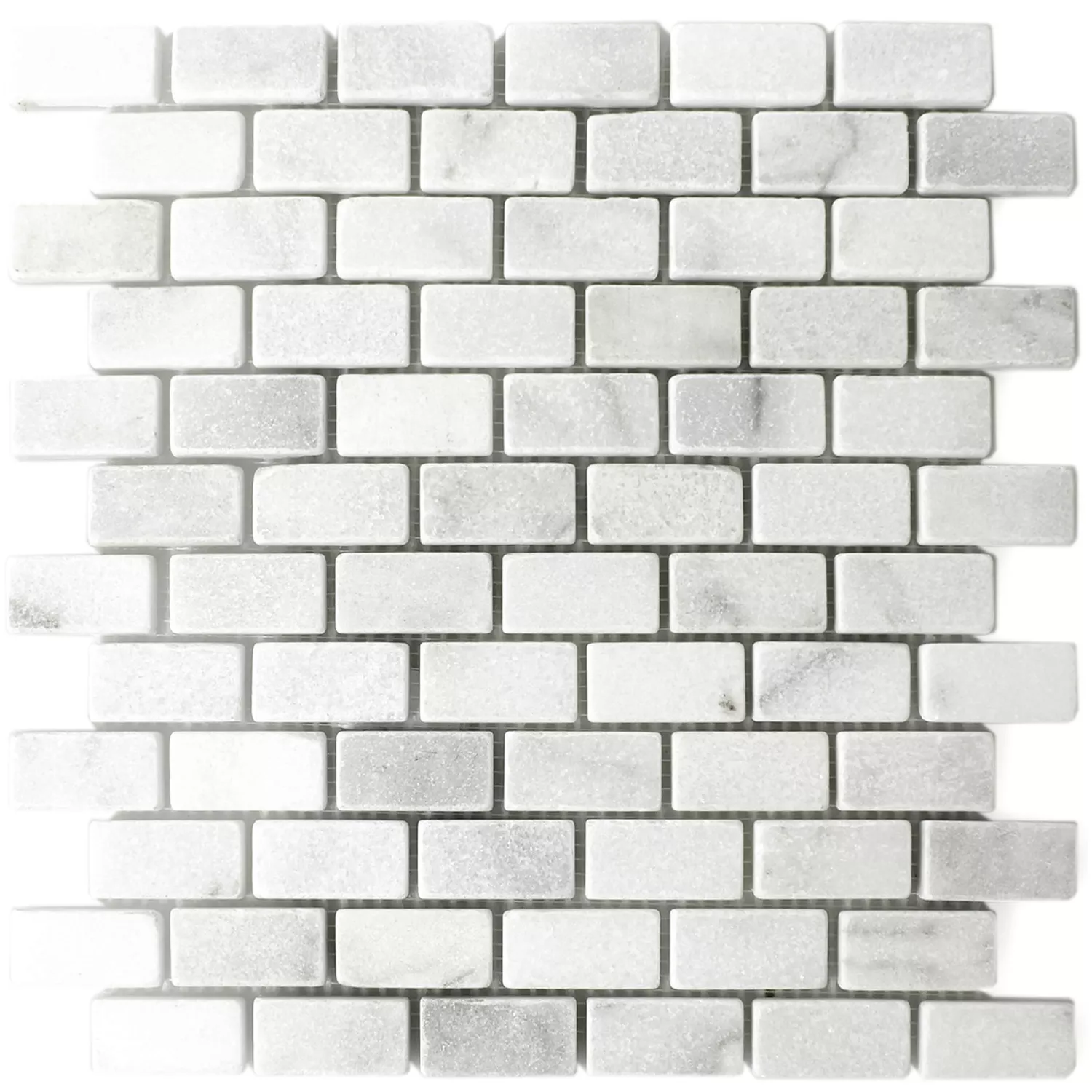 Mozaika Marmur Kamień Naturalny Treviso Brick Biały
