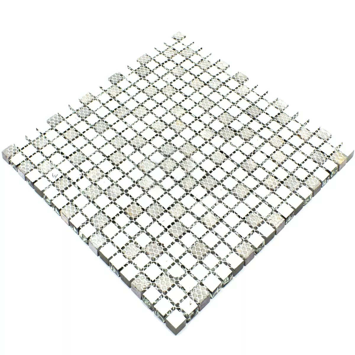 Mozaika Szkło Marmur Estrella Brązowy