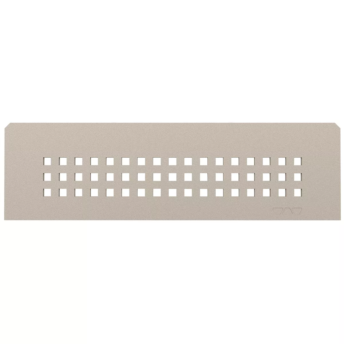 Półka ścienna wnękowa Schlüter prostokątna 30x8,7cm kwadratowa kremowa