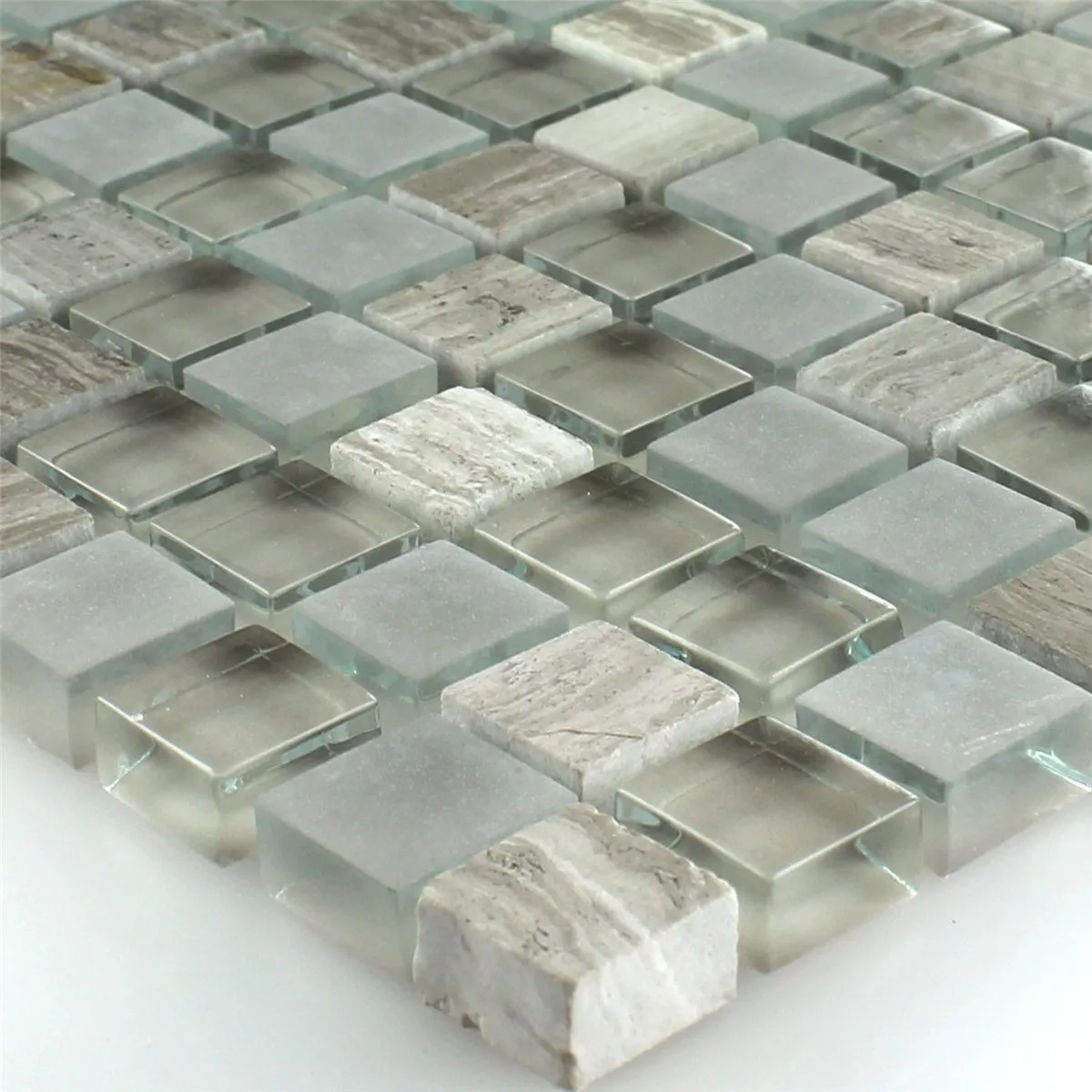 Próbka Mozaika Szkło Marmur Burlywood 
