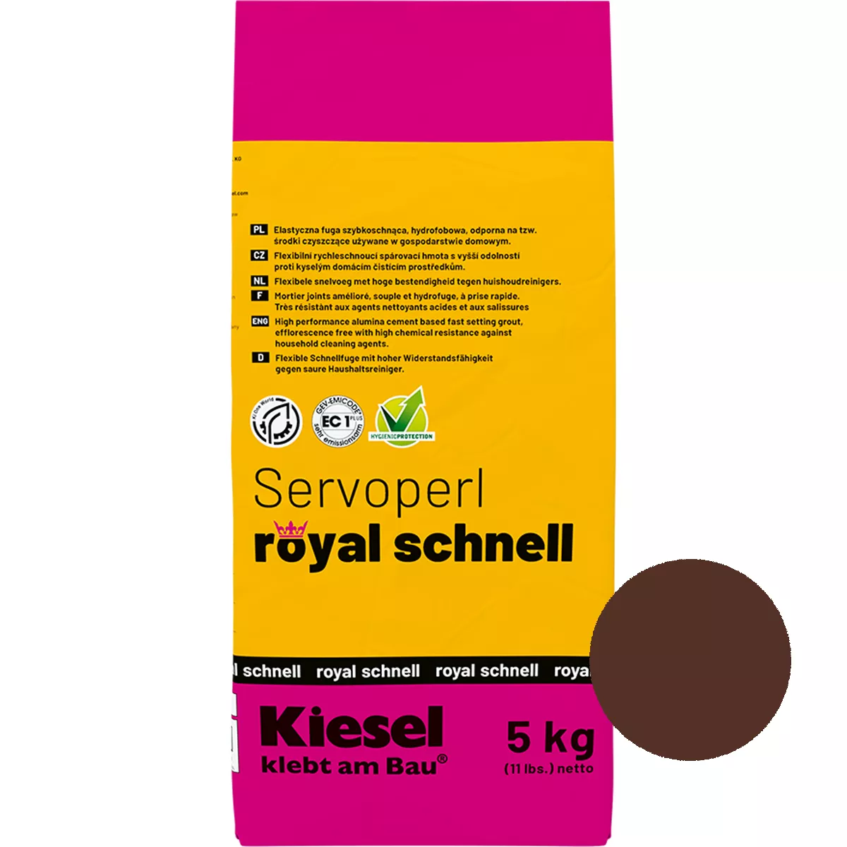 Masa spoinująca Servoperl Royal Quick Bali Brown 5 kg