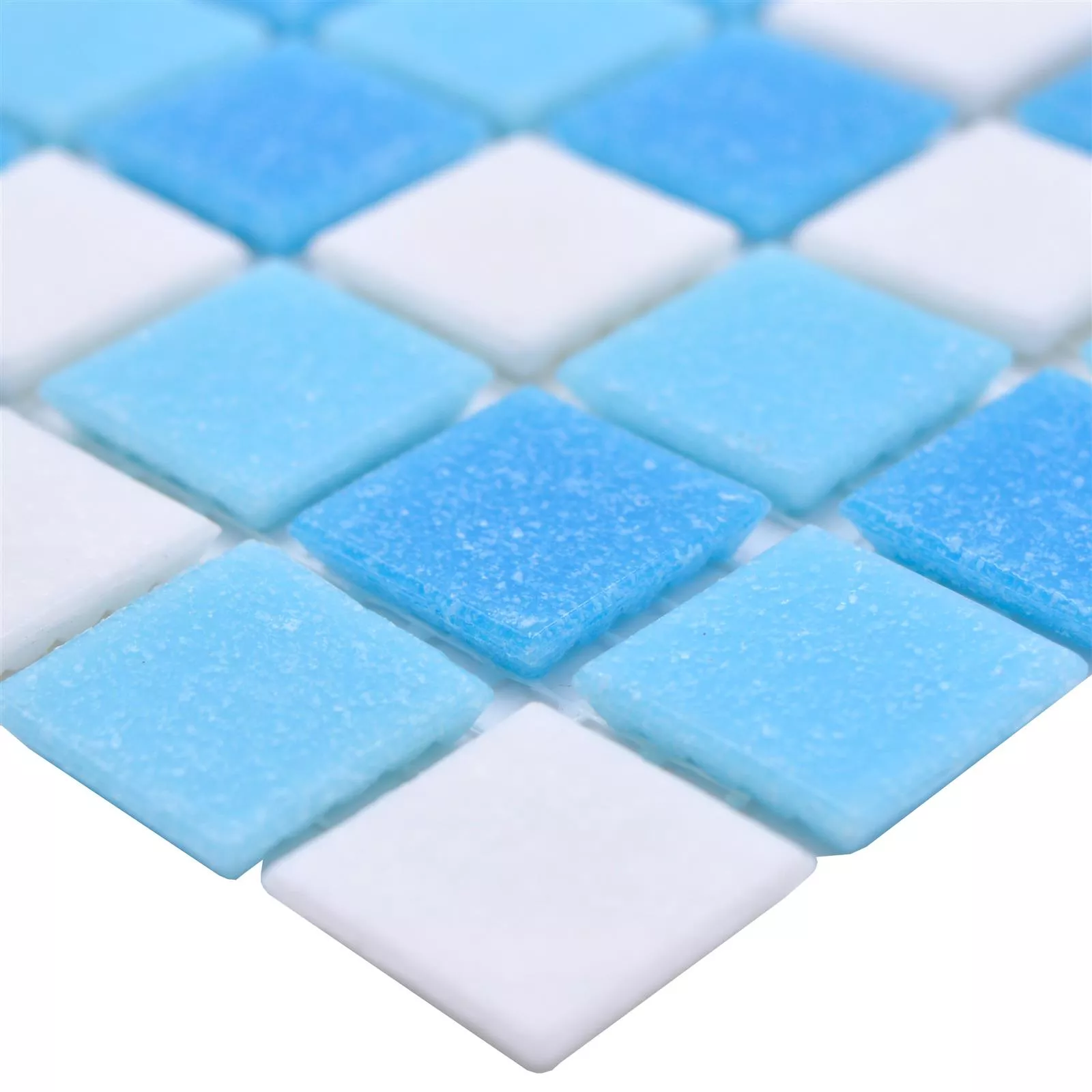Próbka Basenowa Mozaika North Sea Biały Niebieski Mix