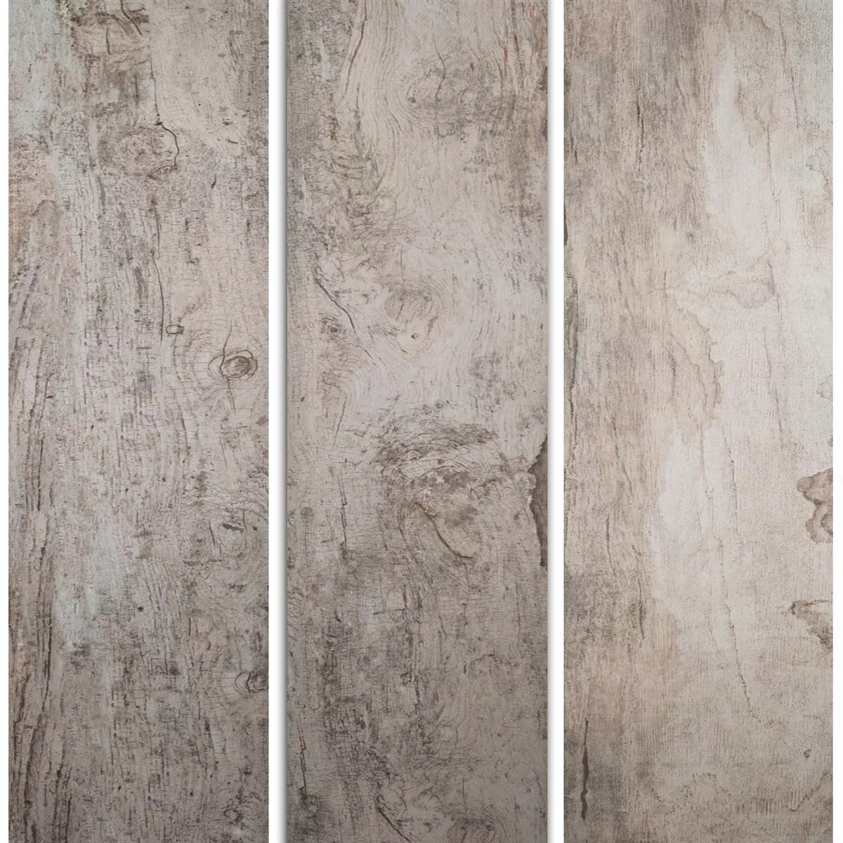 Próbka Płytki Podłogowe Wygląd Drewna Global Jasnoszary 20x180cm