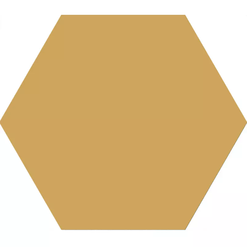 Płytki Podłogowe Loire Ochra Sześciokąt Strukturalny 23x27 cm