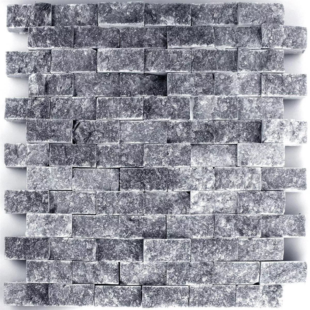 Mozaika Marmur Visso Nero 3D