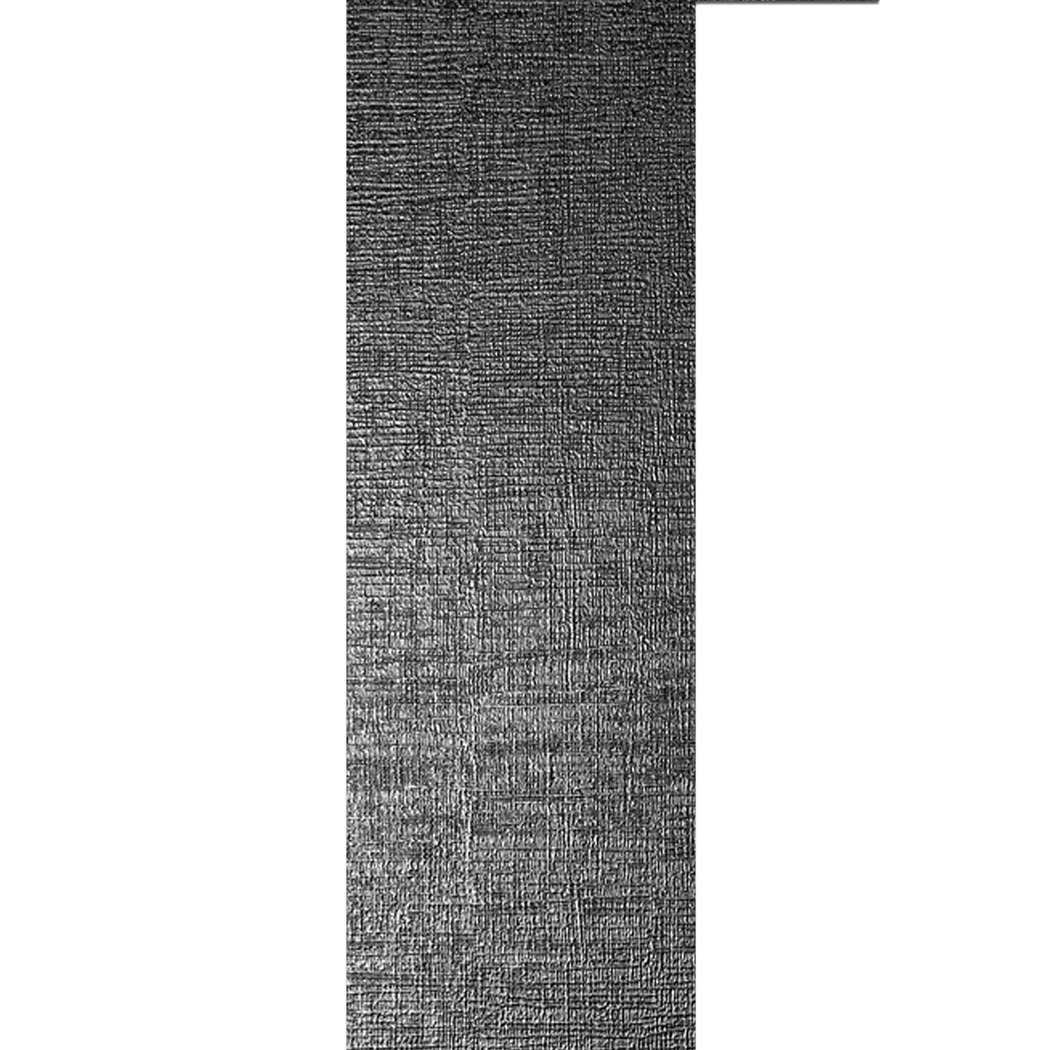 Płytki Ścienne Vulcano Metal Dekor Czarny Matowy 30x120cm