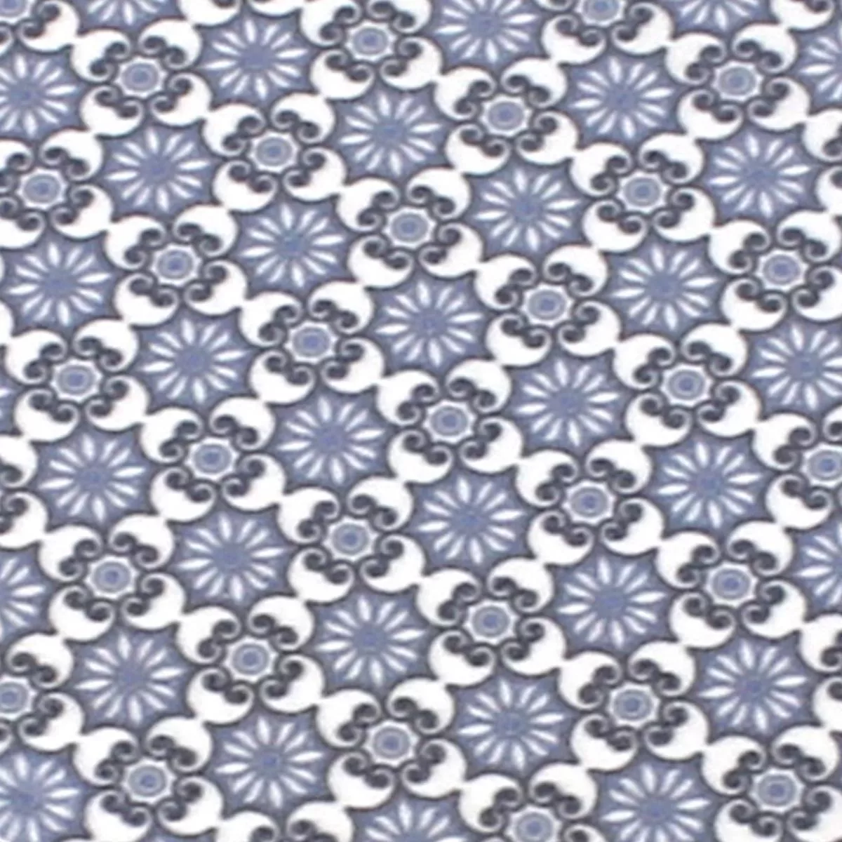 Próbka Ceramika Mozaika Daymion Retro Optyka Niebieski Brązowy 