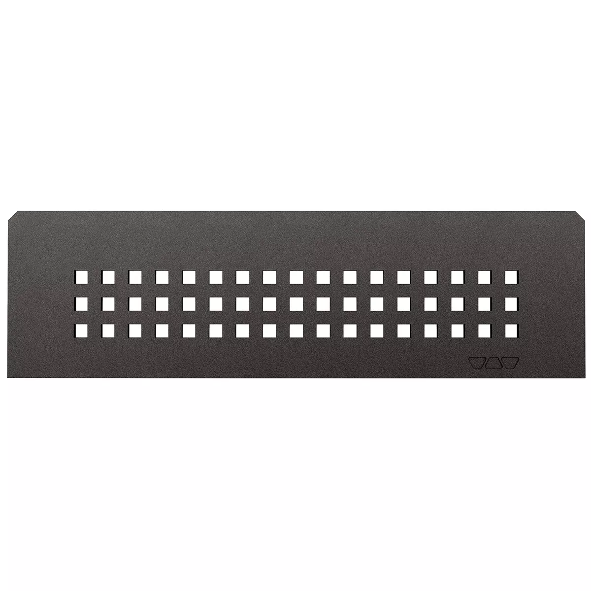 Półka ścienna wnękowa Schlüter prostokątna 30x8,7cm kwadratowa antracytowa