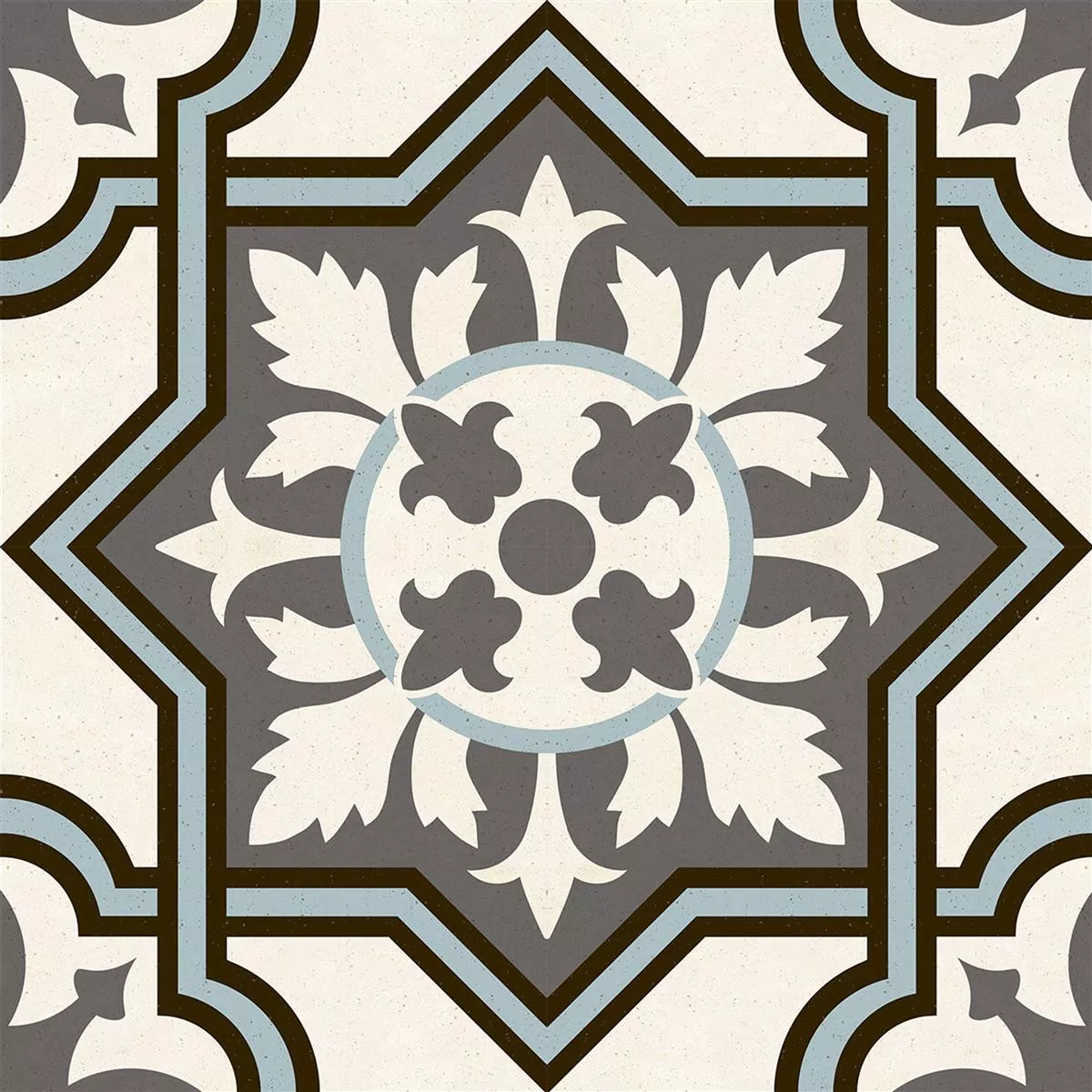 Gres Płytki Bellissimo Niebieski 22,5 x 22,5cm Gres Płytki Bellissimo Niebieski 22,5 x 22,5cm