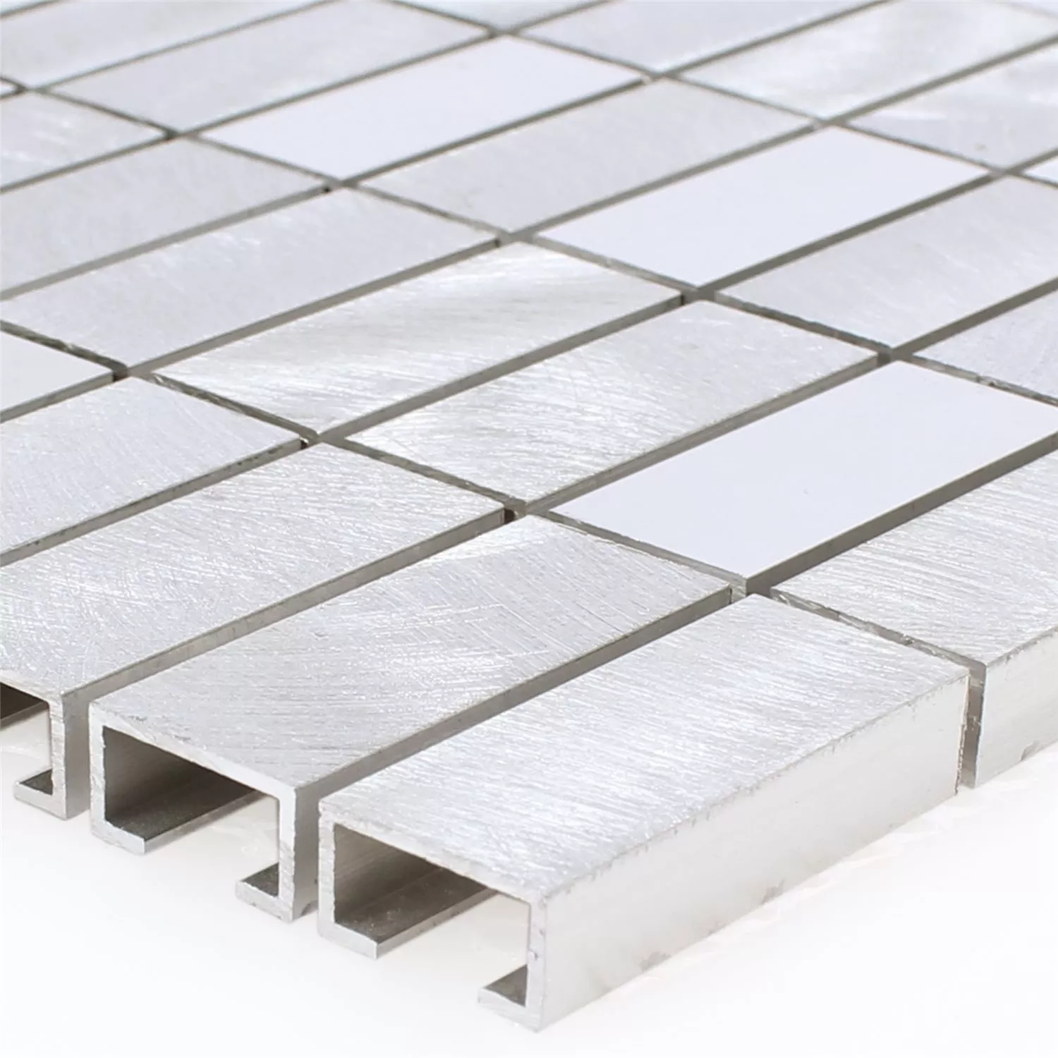 Próbka Mozaika Aluminium Arriba Srebrny