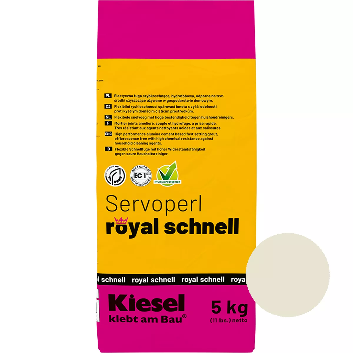 Masa szpachlowa Servoperl Royal Schnell Pergamon 5 kg