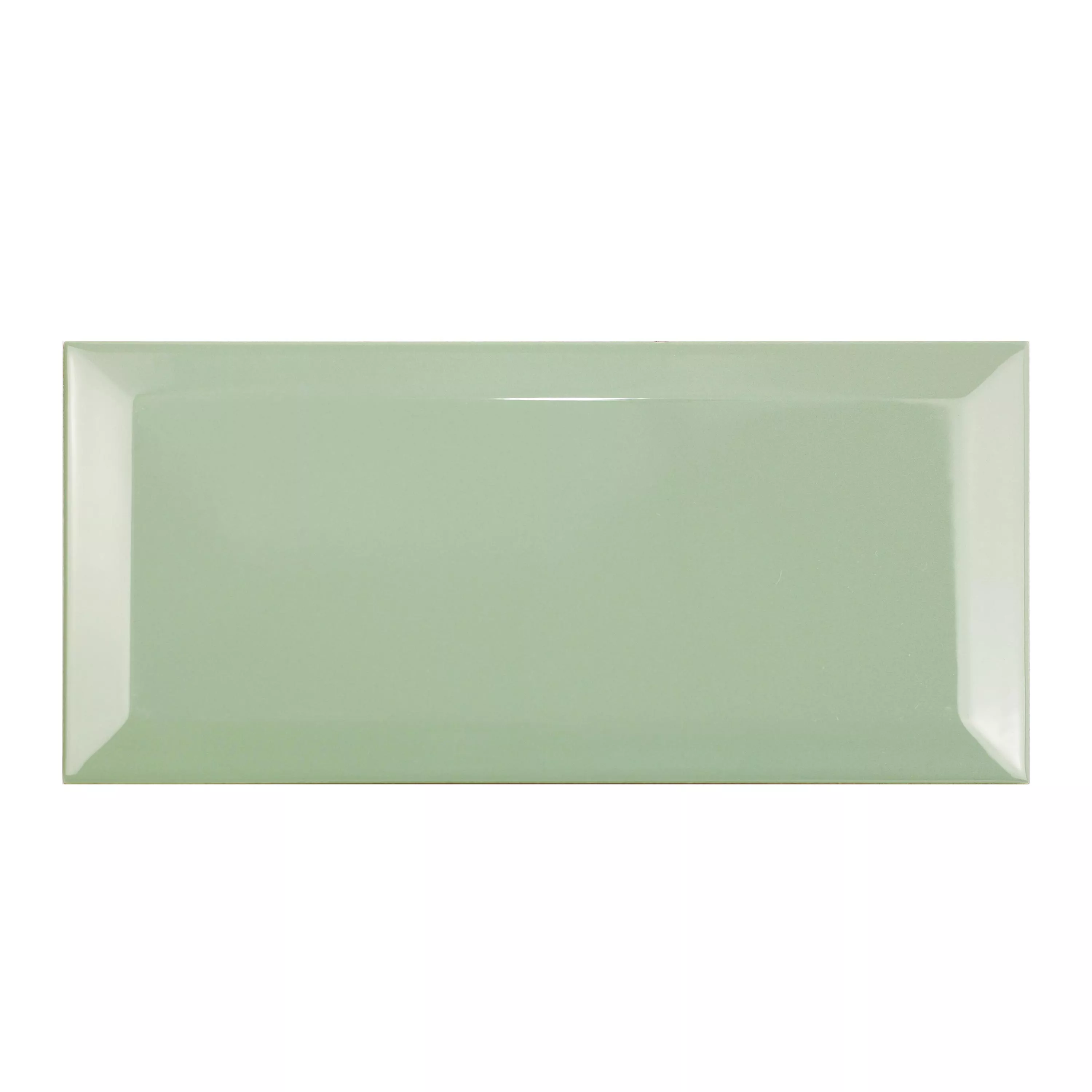 Metro Płytki Ścienne Brasilia Z Faset 7,5x15x0,7cm Verde Metro Płytki Ścienne Brasilia Z Faset 7,5x15x0,7cm Verde