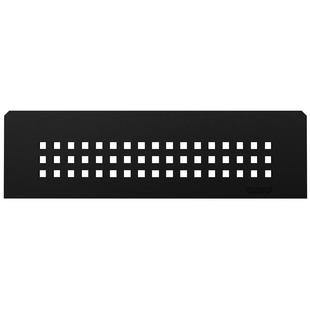 Półka ścienna wnękowa Schlüter prostokątna 30x8,7cm kwadratowa grafitowa