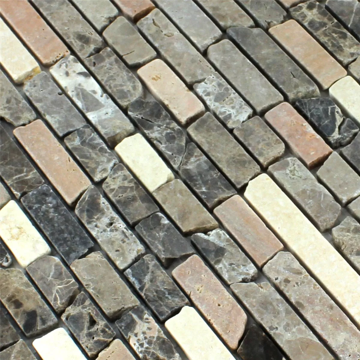 Mozaika Marmur Brązowy Mix