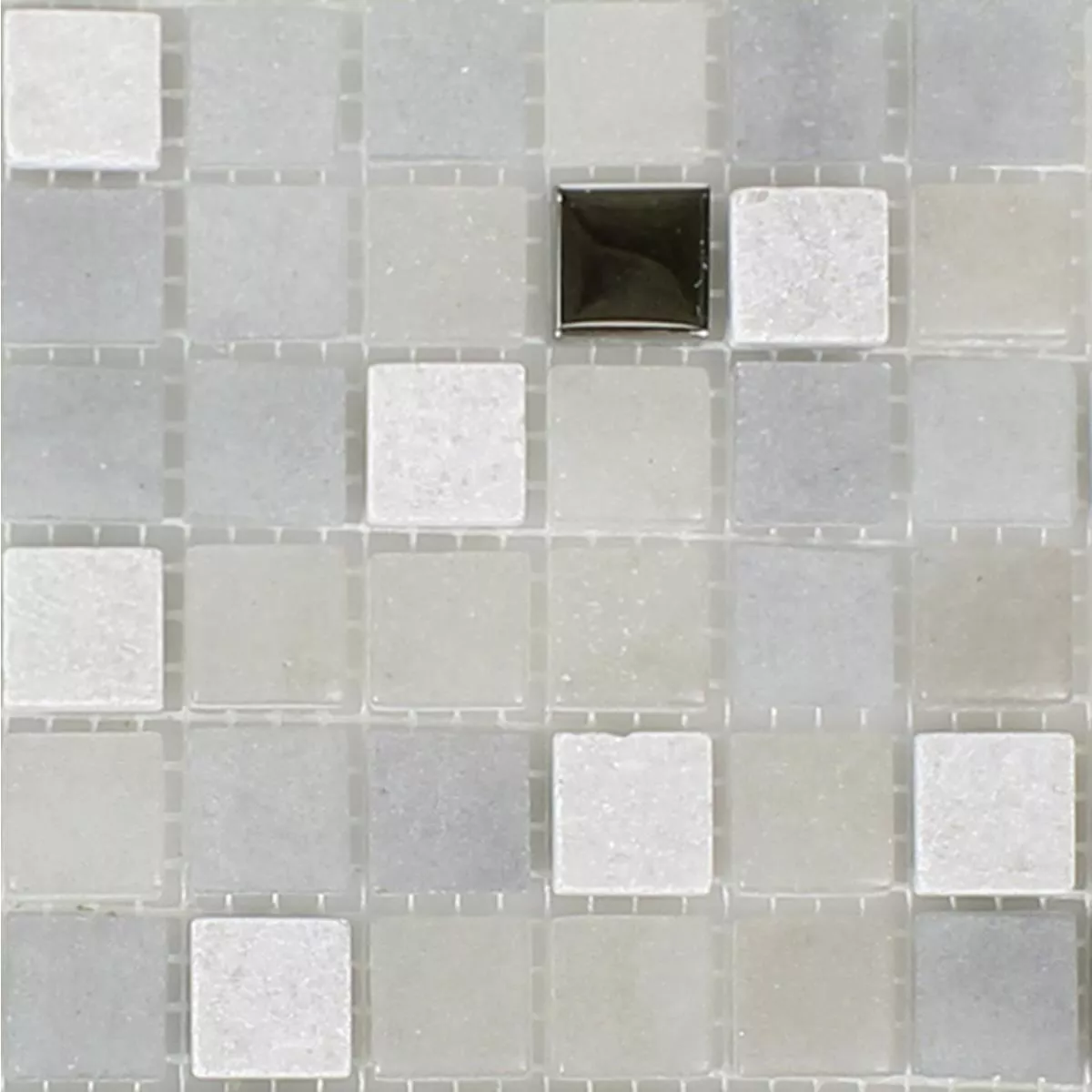 Próbka Mozaika Szkło Kamień Naturalny Mix Freyland Szary