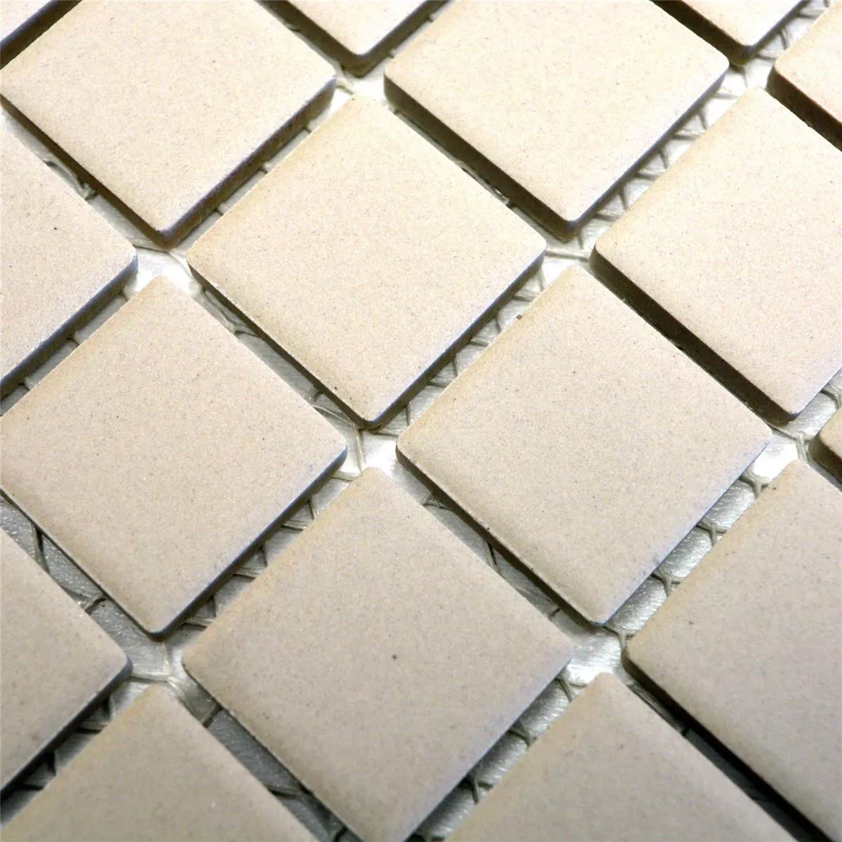 Mozaika Ceramiczna Miranda Antypoślizgowe Jasnobeżowy Bez Glazury Q25