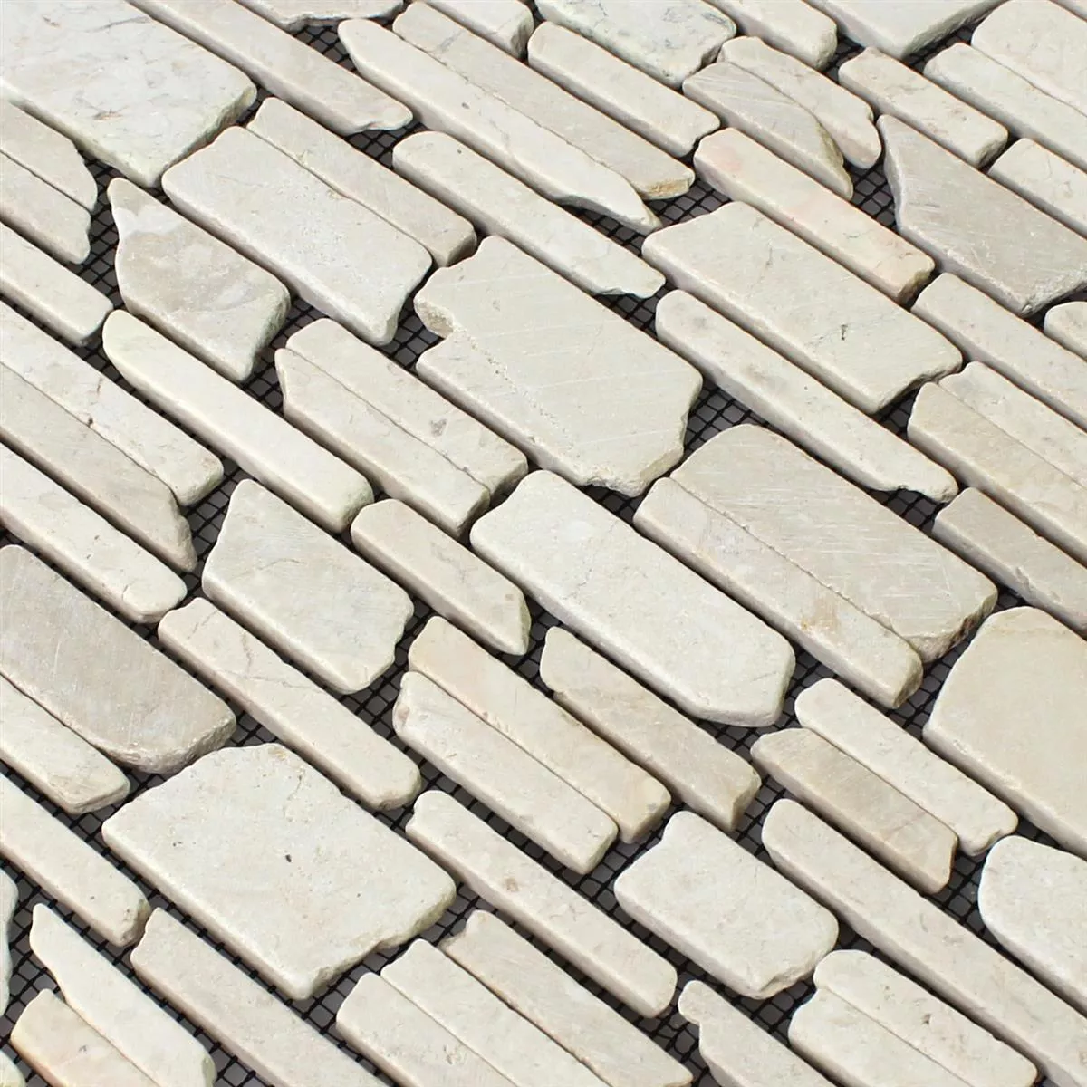 Mozaika Marmur Brick Biancone