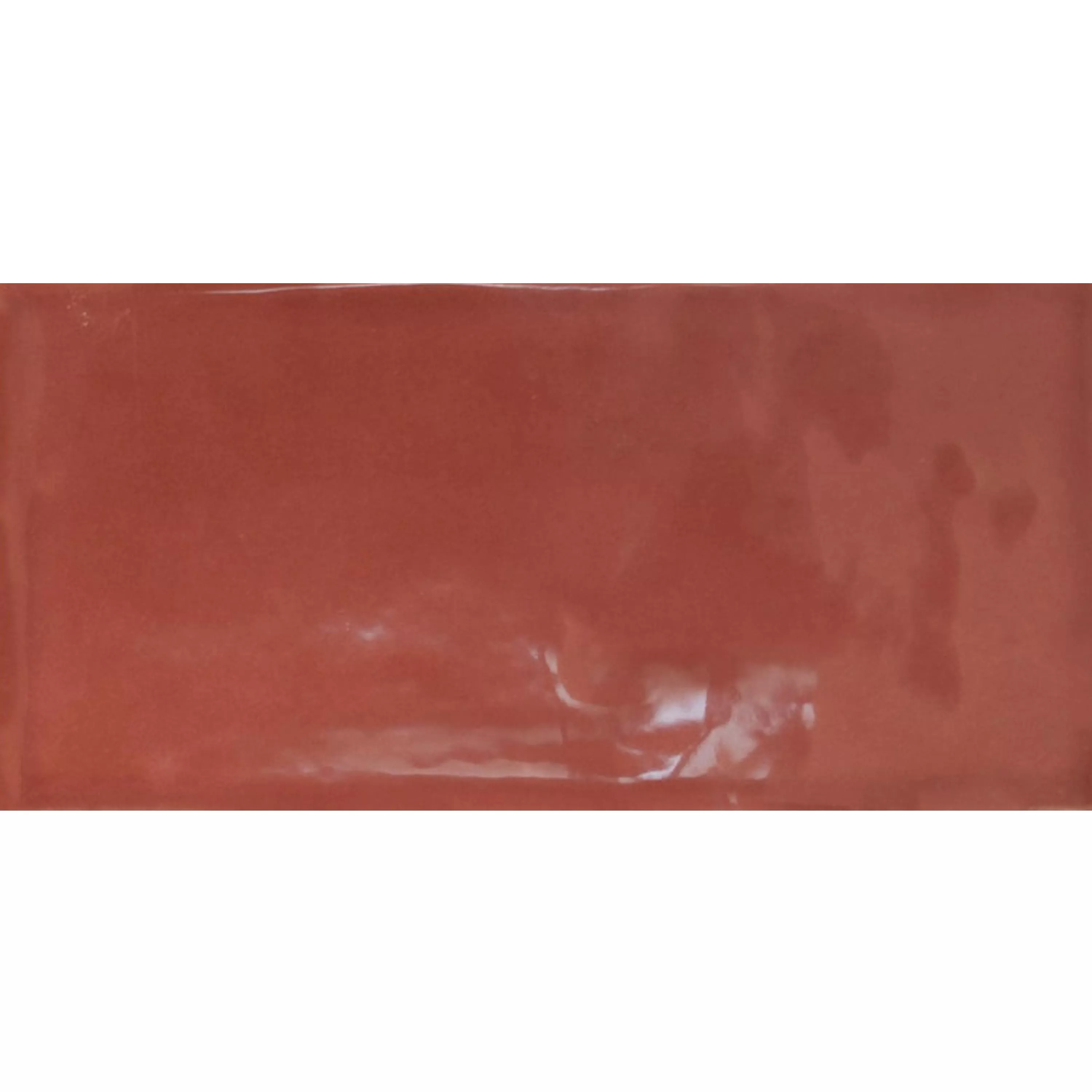Próbka Płytki Ścienne Mogadischu 7,5x15cm Czerwone Błyszczący