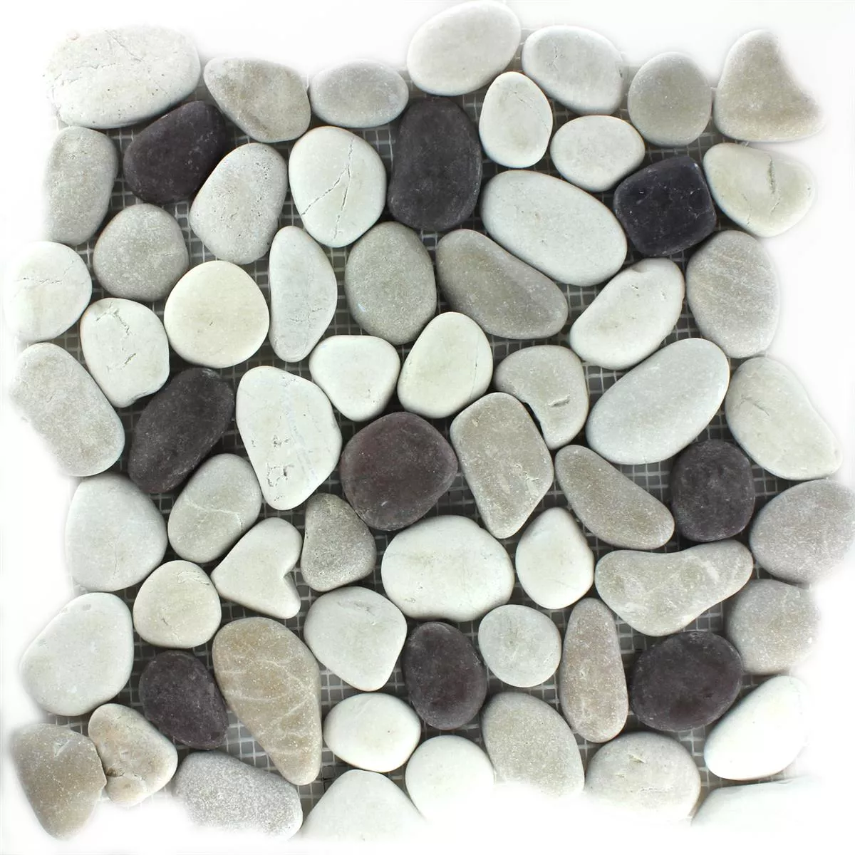 Mozaika Kamień Otoczak Biały Beżowy Różowy