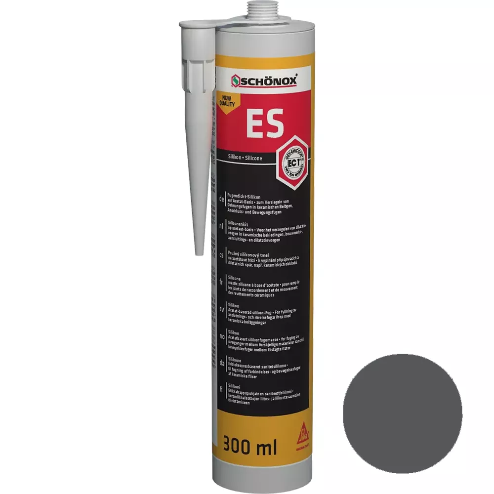 Uszczelniacz silikonowy Schönox ES Graphite (300 ml)